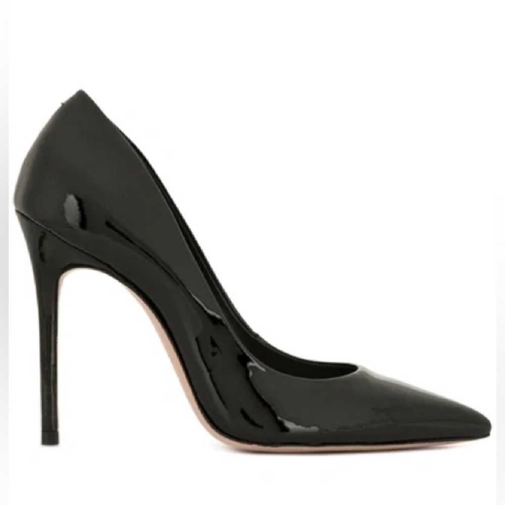 Schutz Black Patent Leather Heels